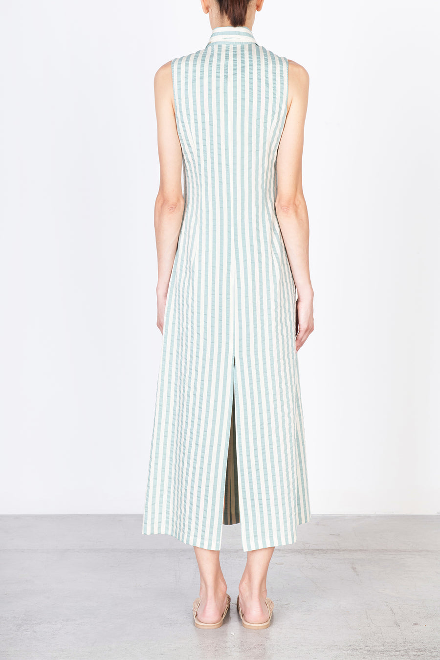 Alysi Abito Colourful Stripes Chemis