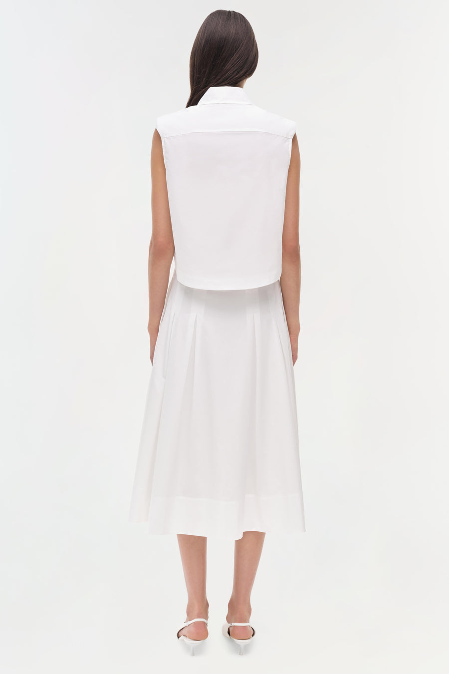 SIMKHAI Winslow Cropped Shirt