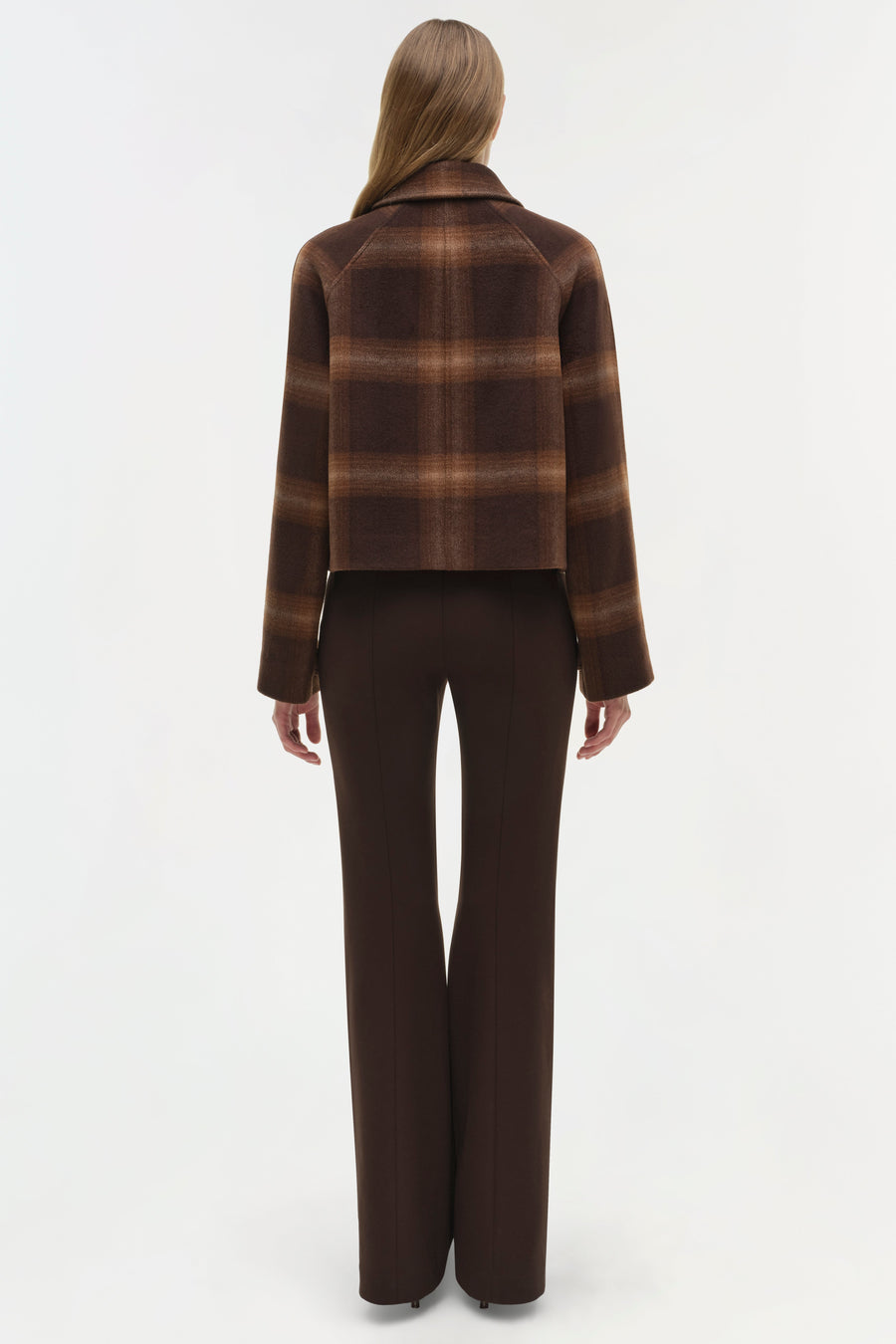SIMKHAI Colby Plaid Jacket