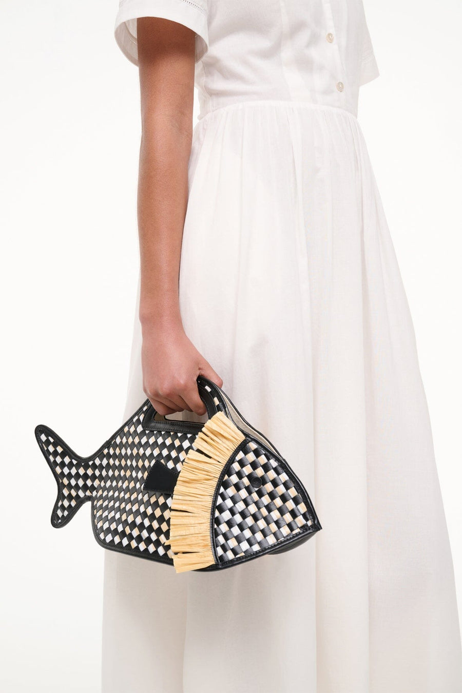 Staud Cleo Fish Basket Bag