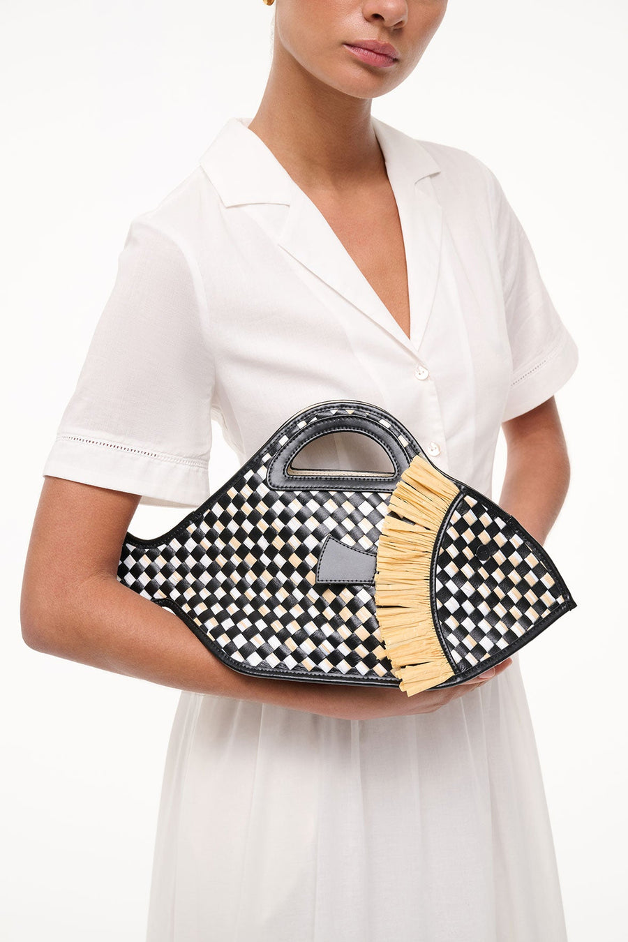 Staud Cleo Fish Basket Bag