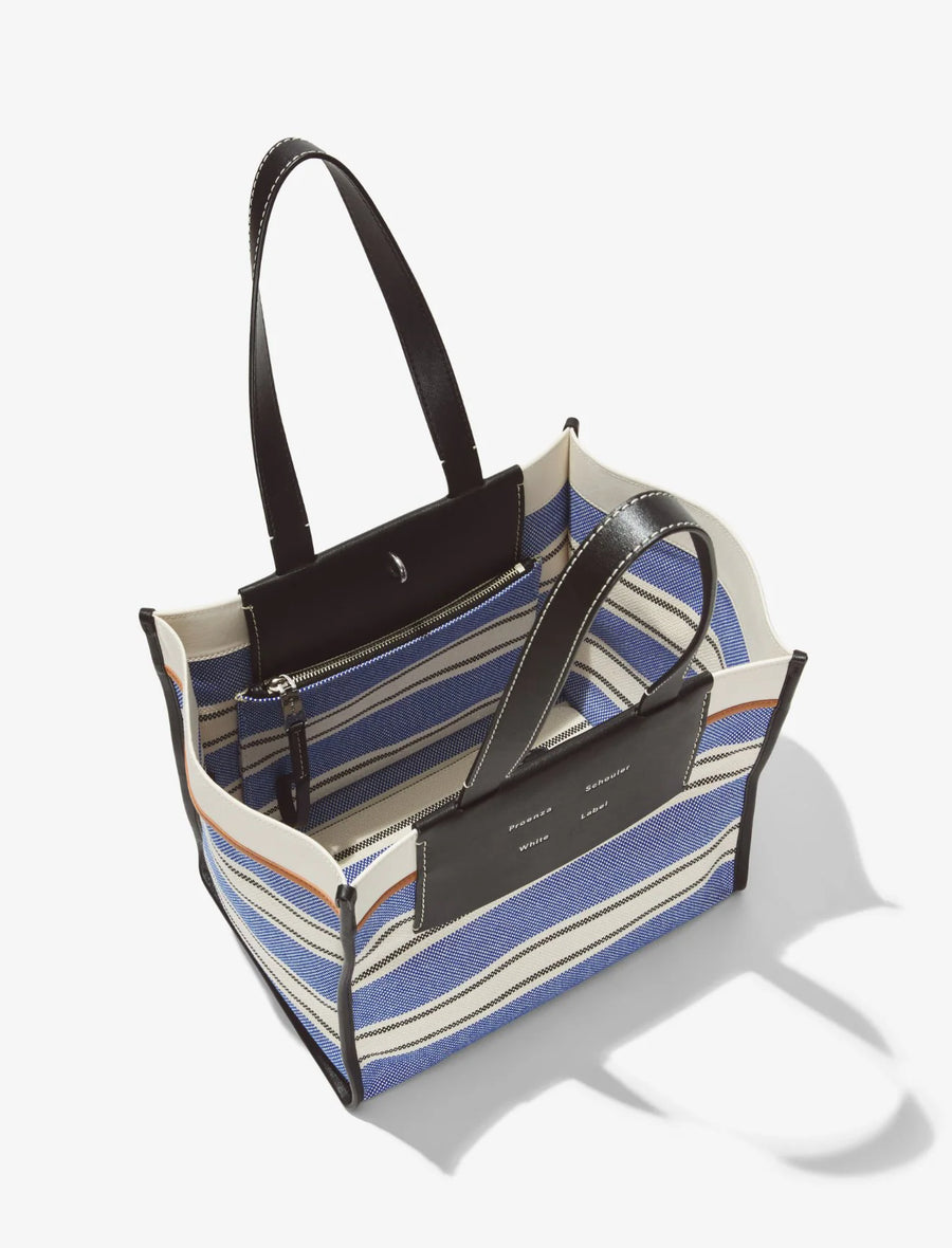 Proenza Schouler White Label Large Morris Stripe Canvas Tote