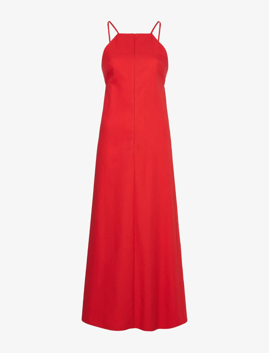 Proenza Schouler White Label Drapey Suiting Cutoff Dress