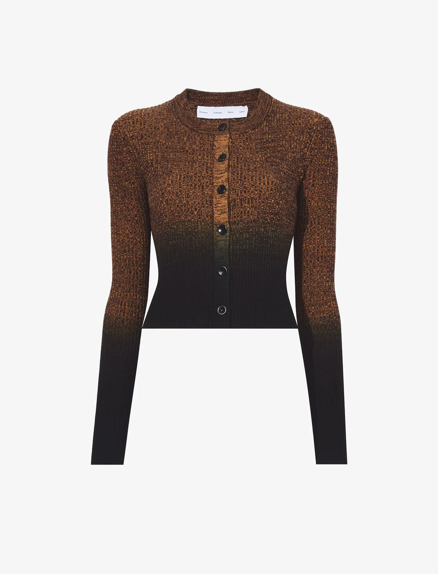Proenza Schouler White Label Gradient Marl Cardigan