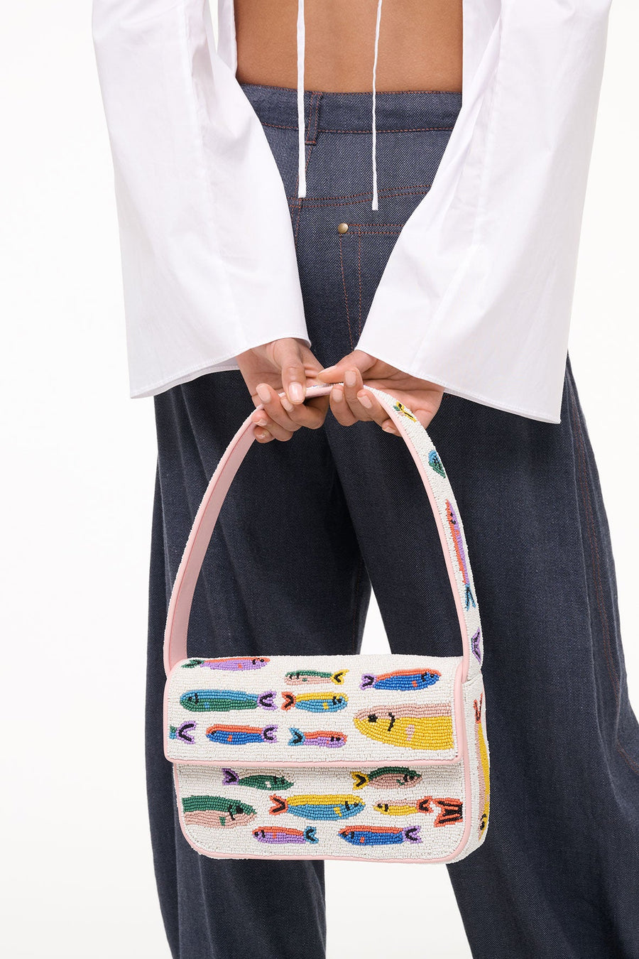 Staud Tommy Beaded Bag