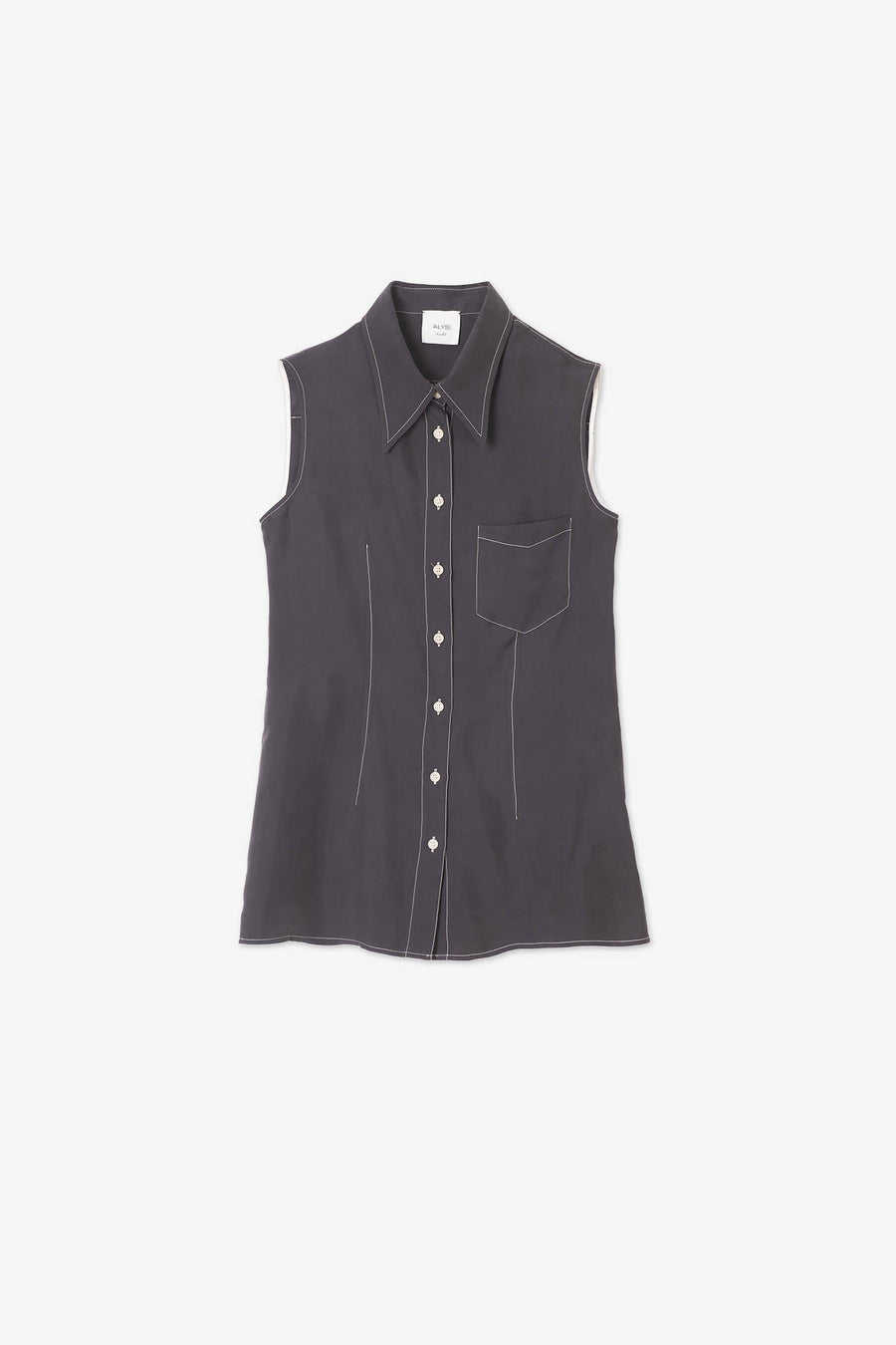 Alysi Camicia Twill Enzimato Slim