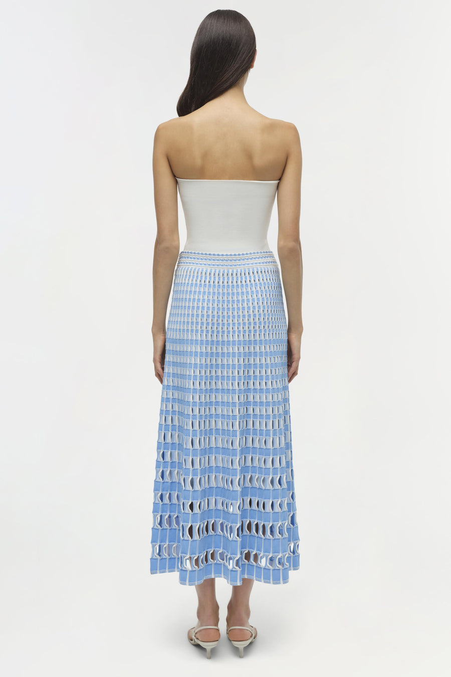 SIMKHAI Larken Knit Midi Skirt