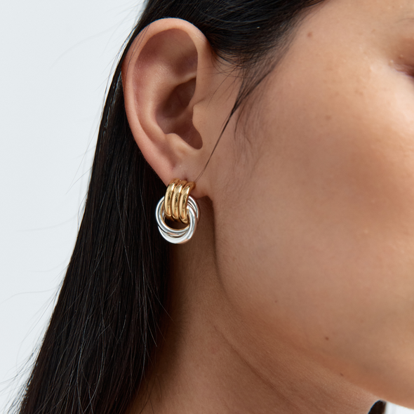 Heaven Mayhem Baby Knot Mixed Earrings