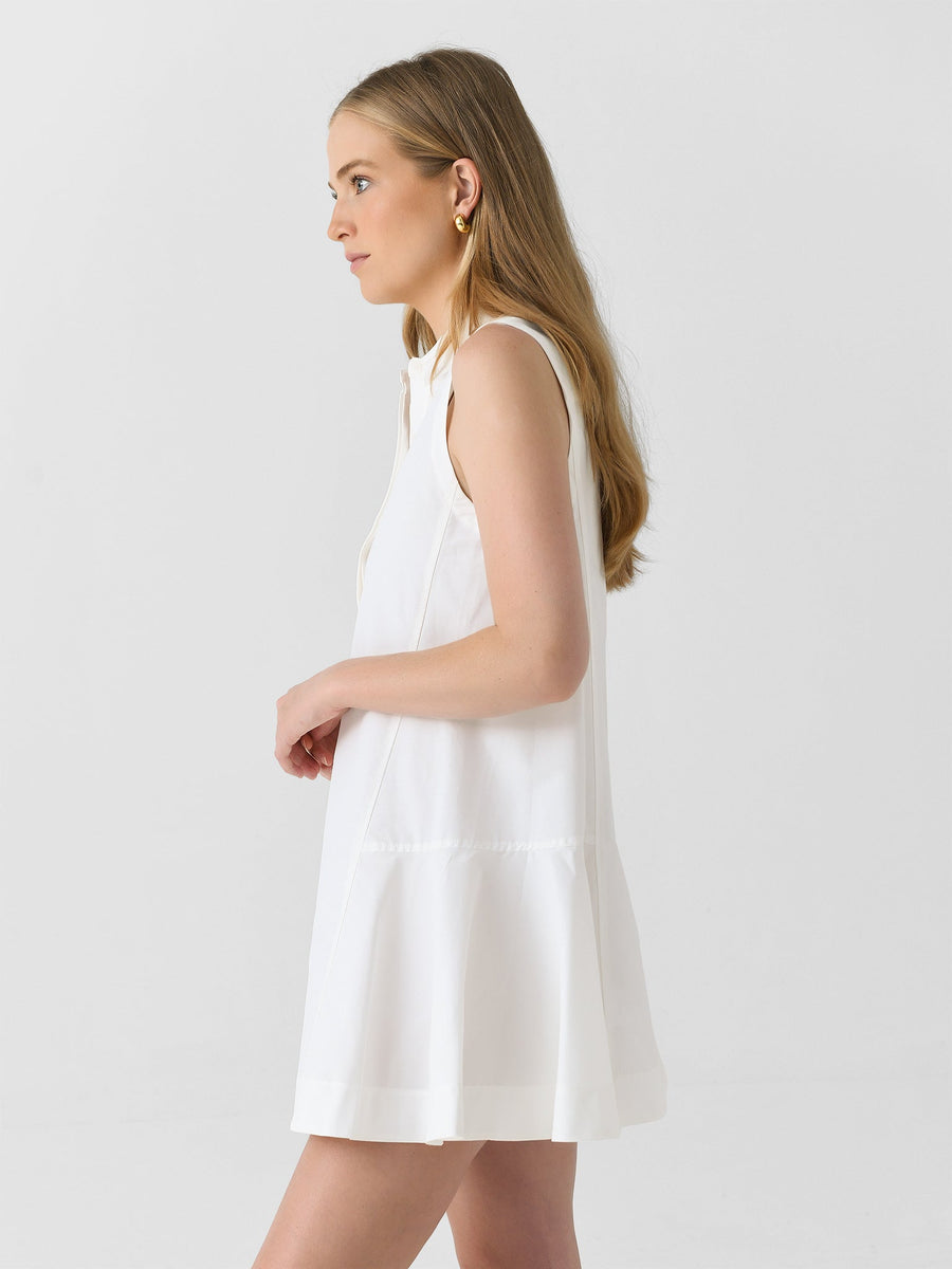 SIMKHAI Maggy Pleated Mini Dress