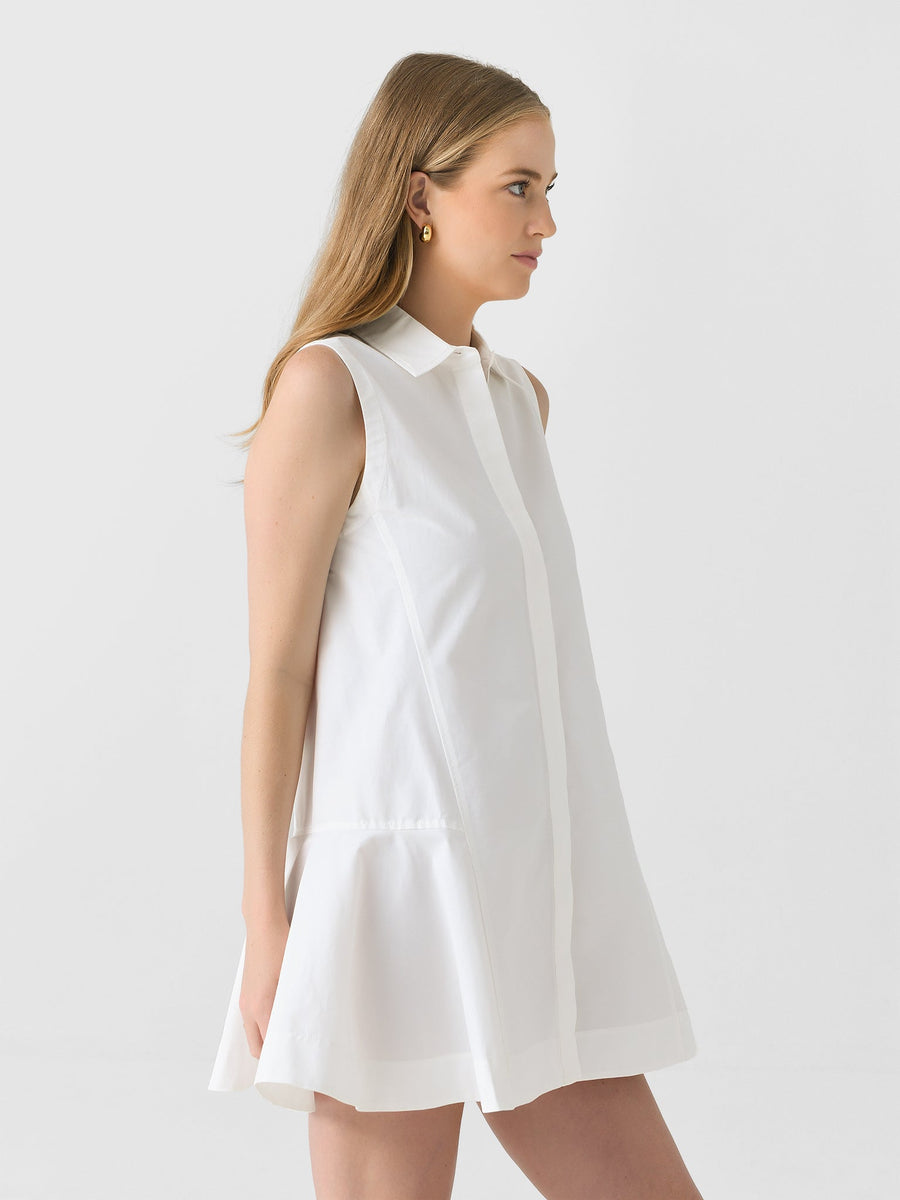 SIMKHAI Maggy Pleated Mini Dress