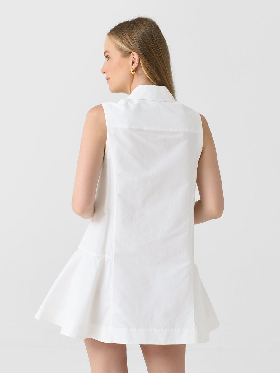SIMKHAI Maggy Pleated Mini Dress