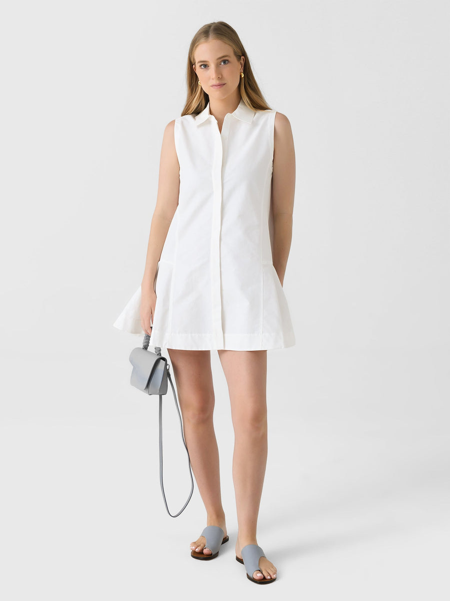SIMKHAI Maggy Pleated Mini Dress