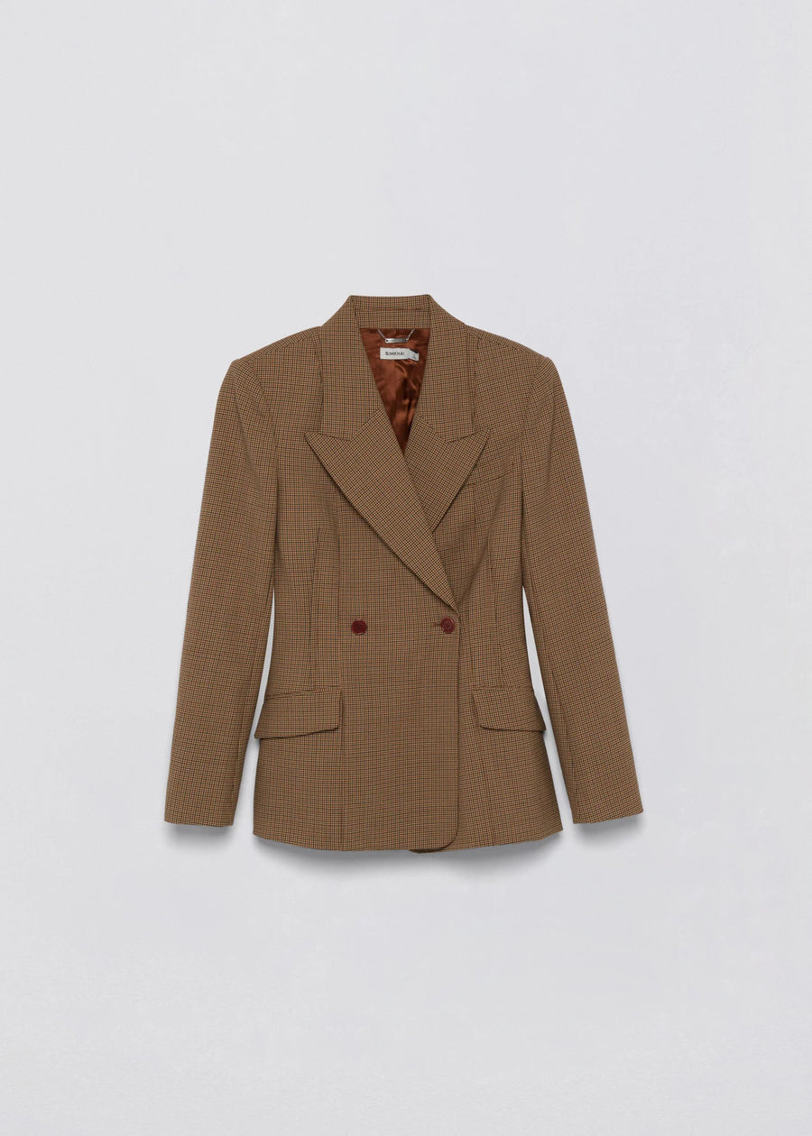 SIMKHAI Dorit Double Breasted Blazer