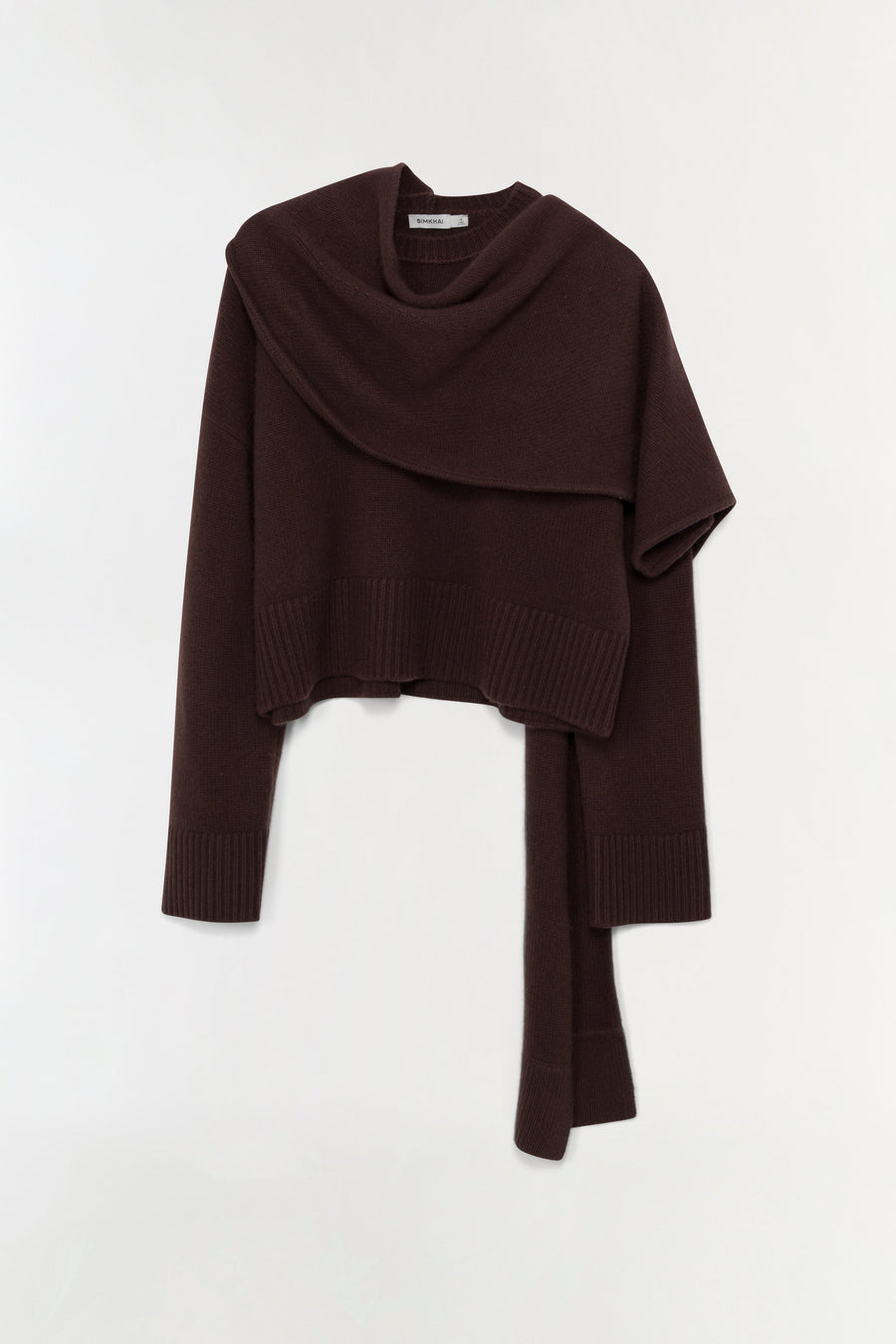 SIMKHAI Elson Scarf Sweater