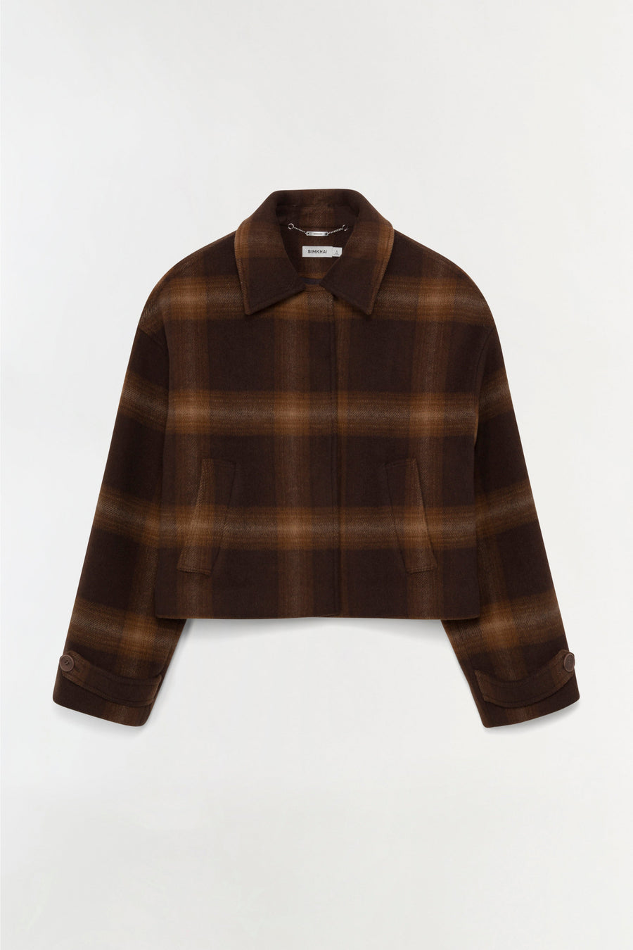 SIMKHAI Colby Plaid Jacket