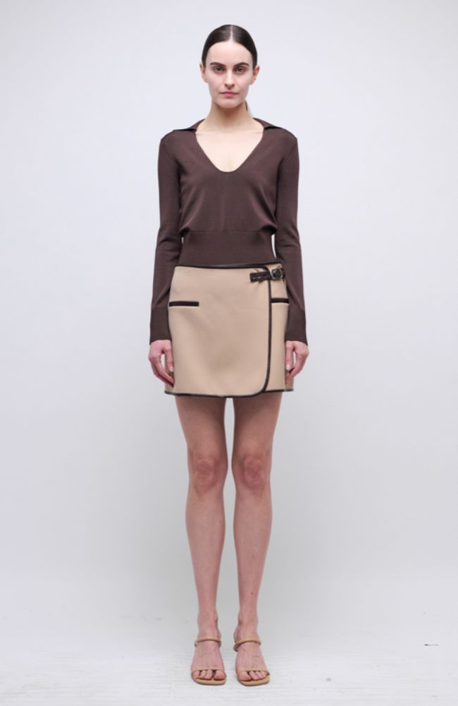 SIMKHAI Sheridan Mini Skirt