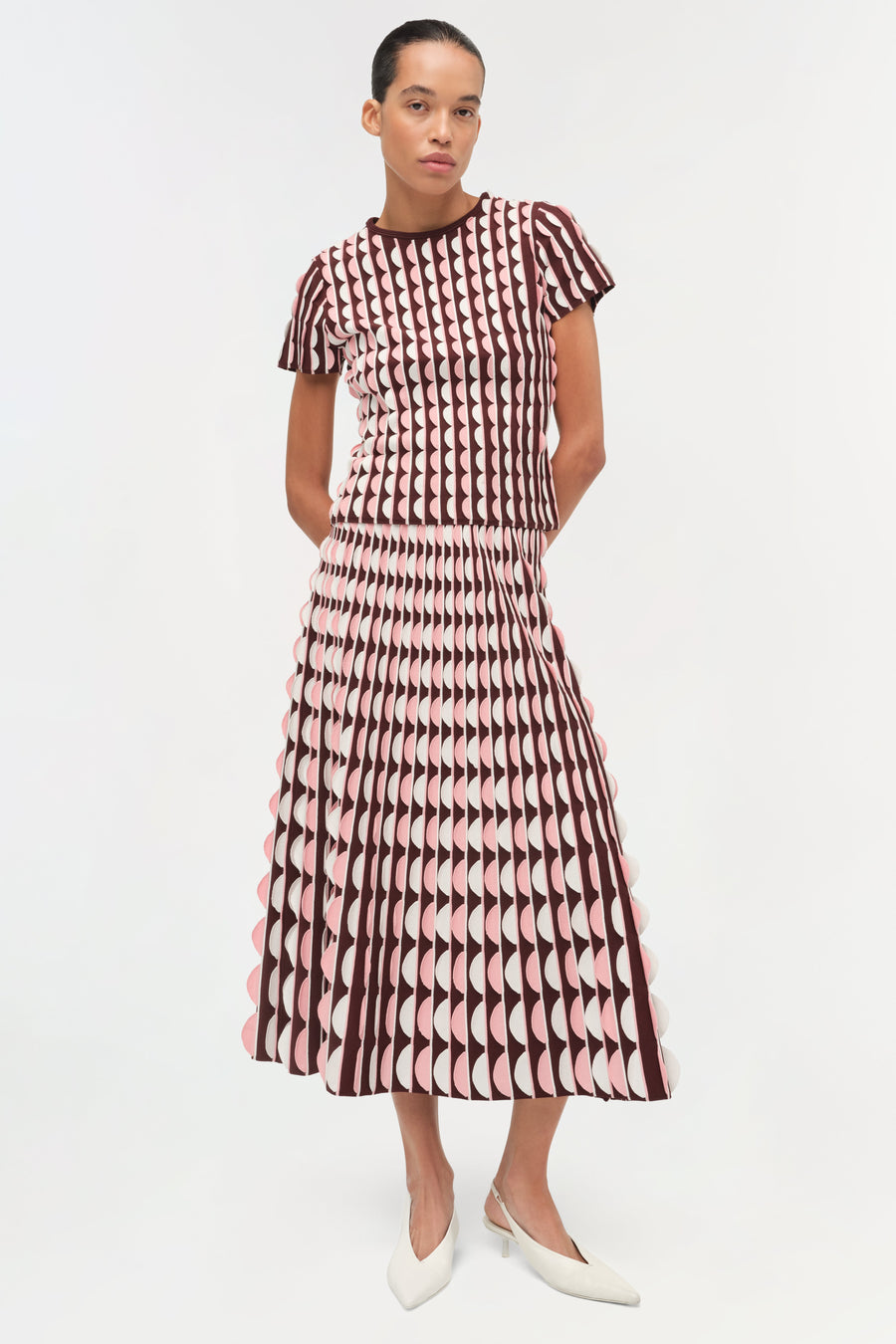 SIMKHAI Micah Midi Skirt