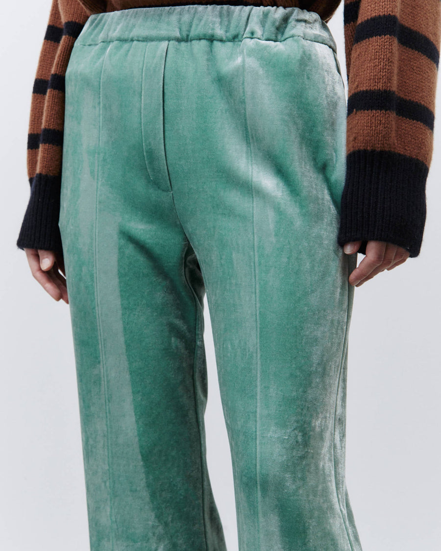 Alysi Velvet Feel Wide Trousers