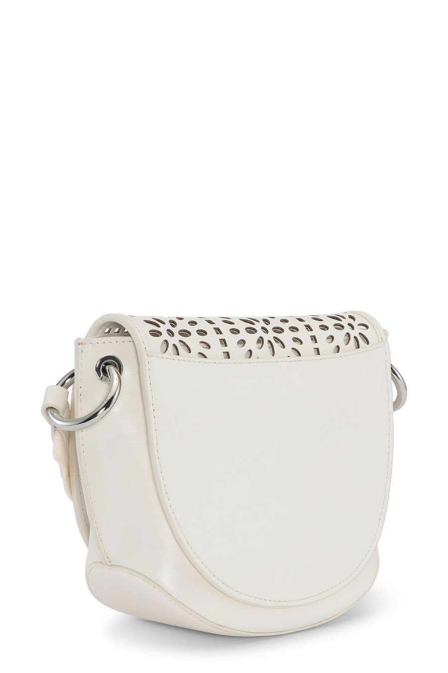 Ganni Banner Saddle Perforated