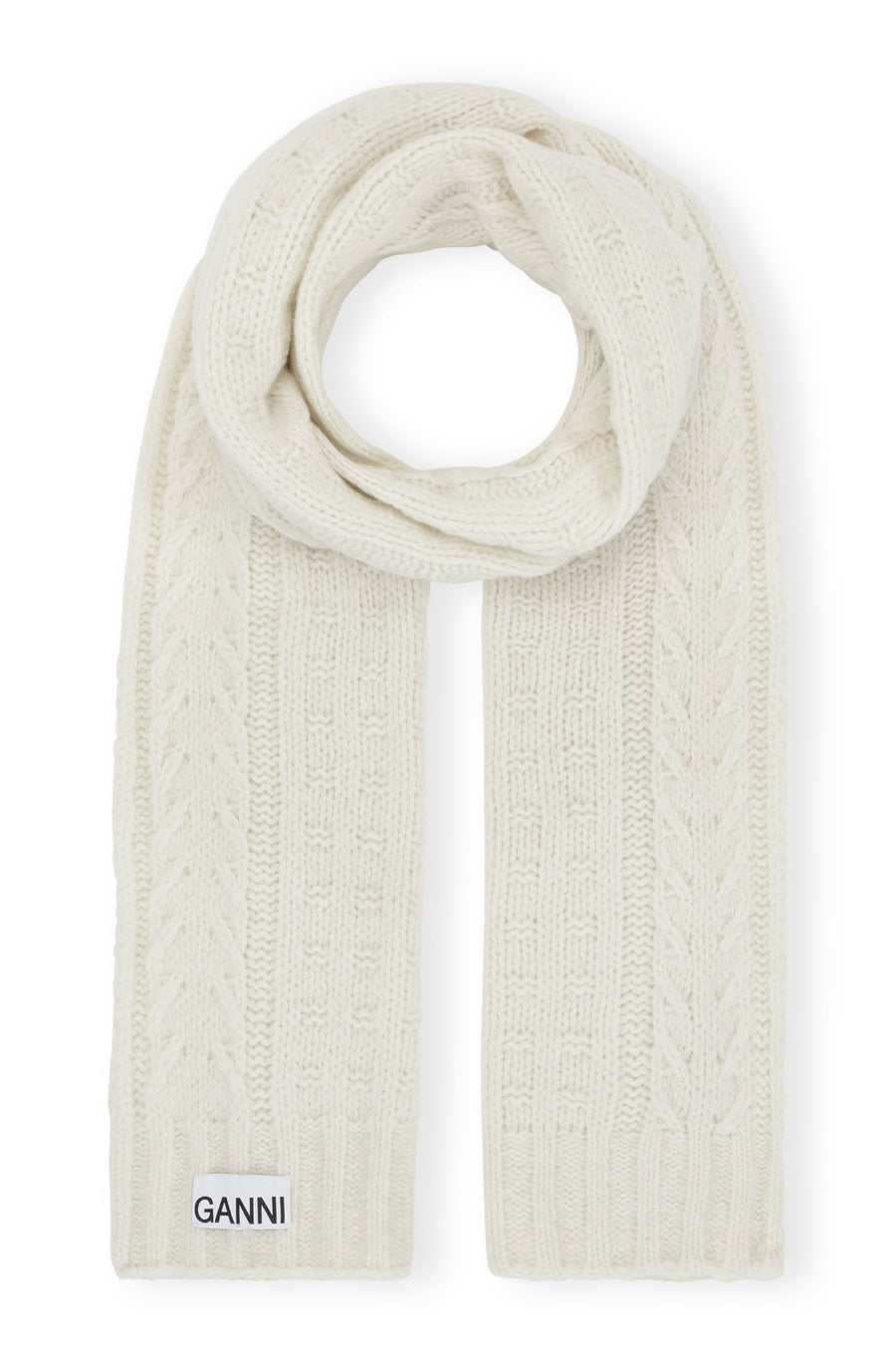 Ganni Cable Scarf