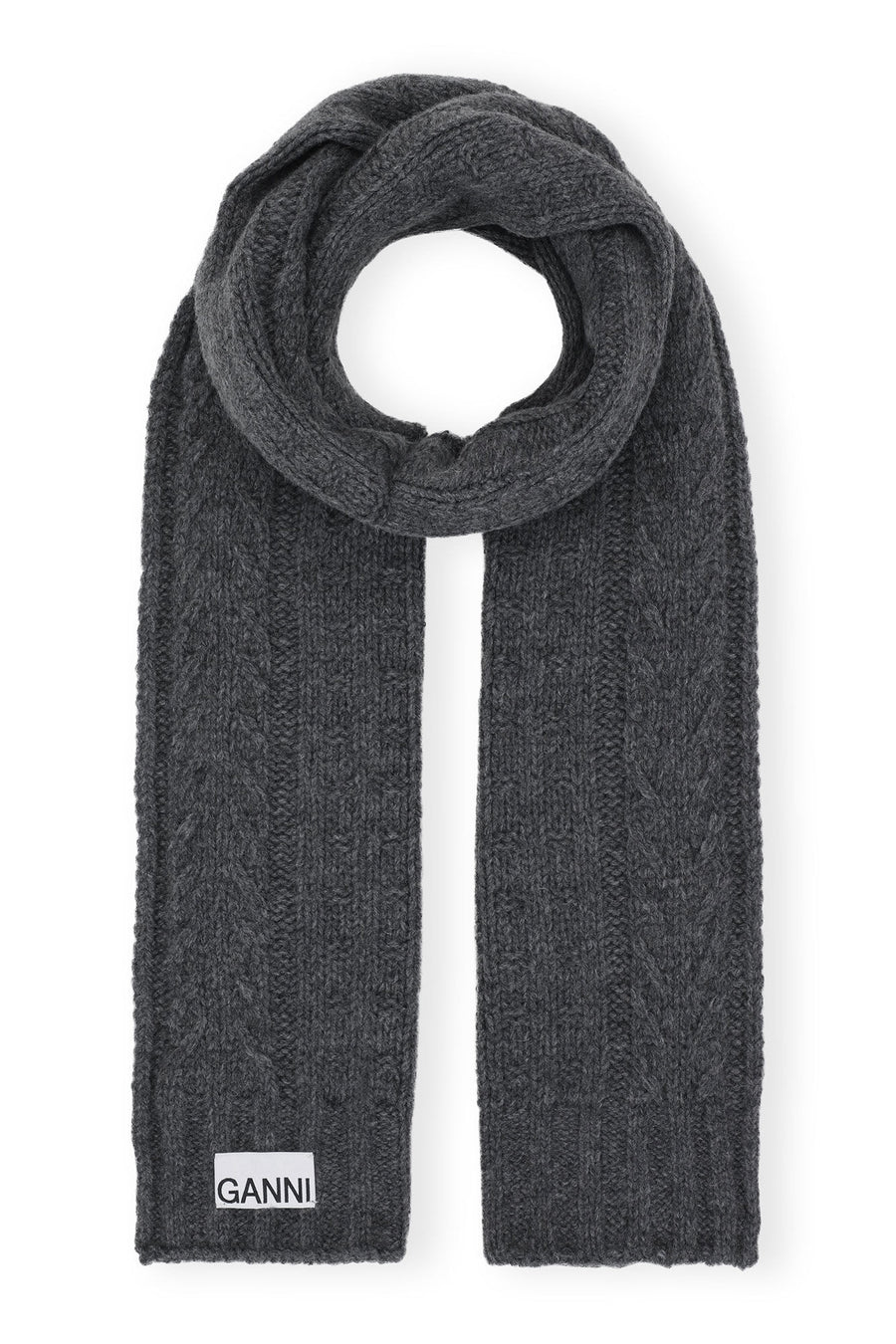 Ganni Cable Scarf