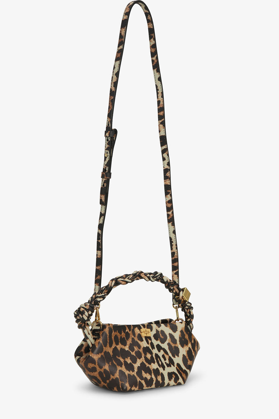Ganni Leopard Mini Bou Bag