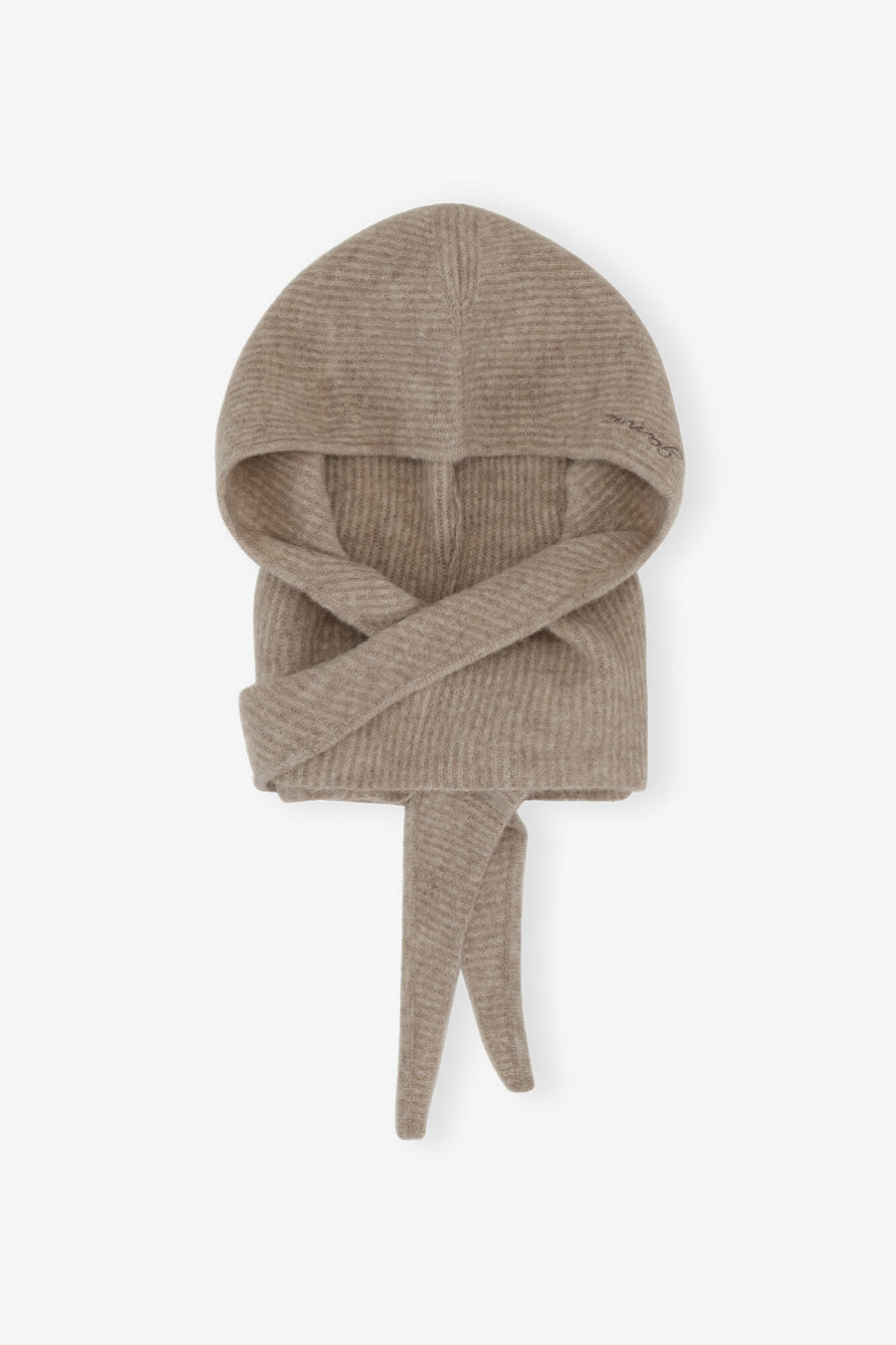 Ganni Soft Wool Balaclava