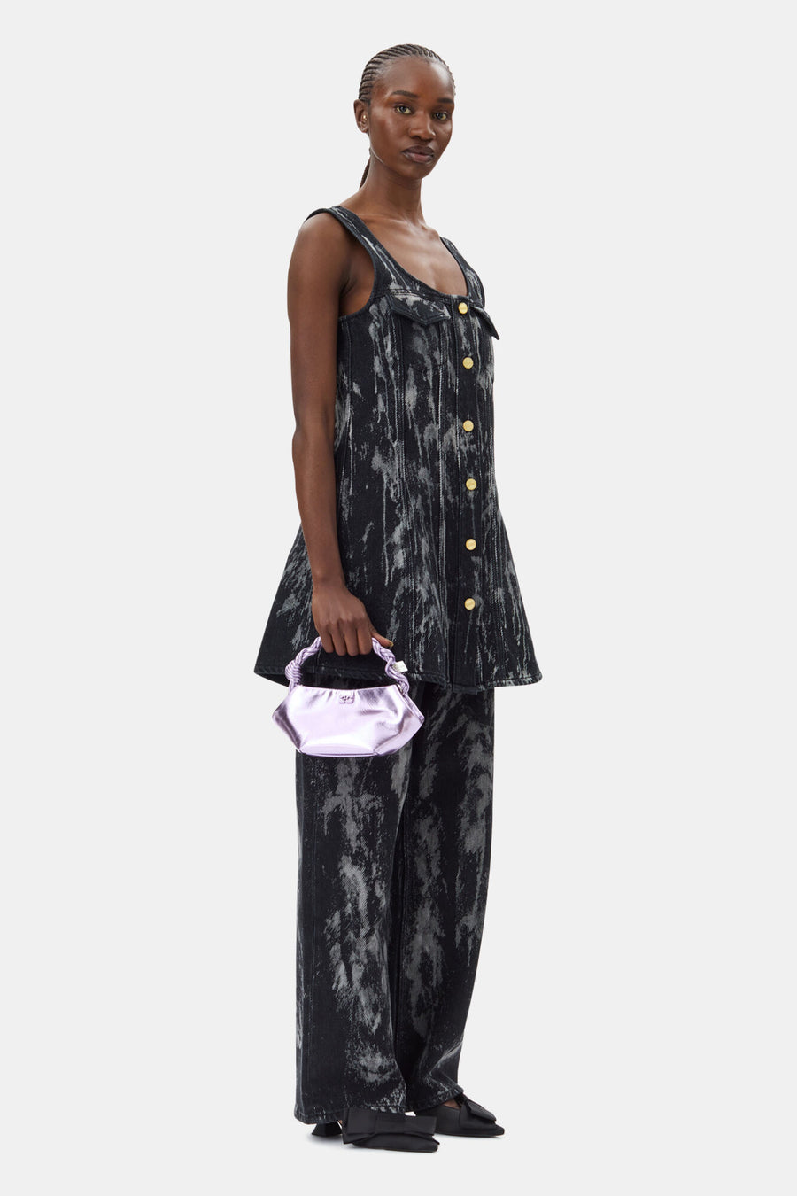 Ganni Bou Bag Mini Metallic