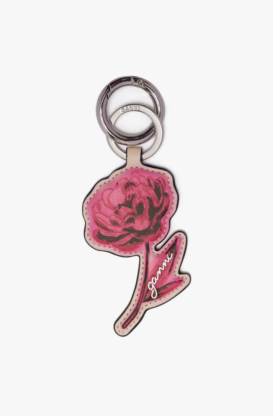 Ganni Flower Keyring