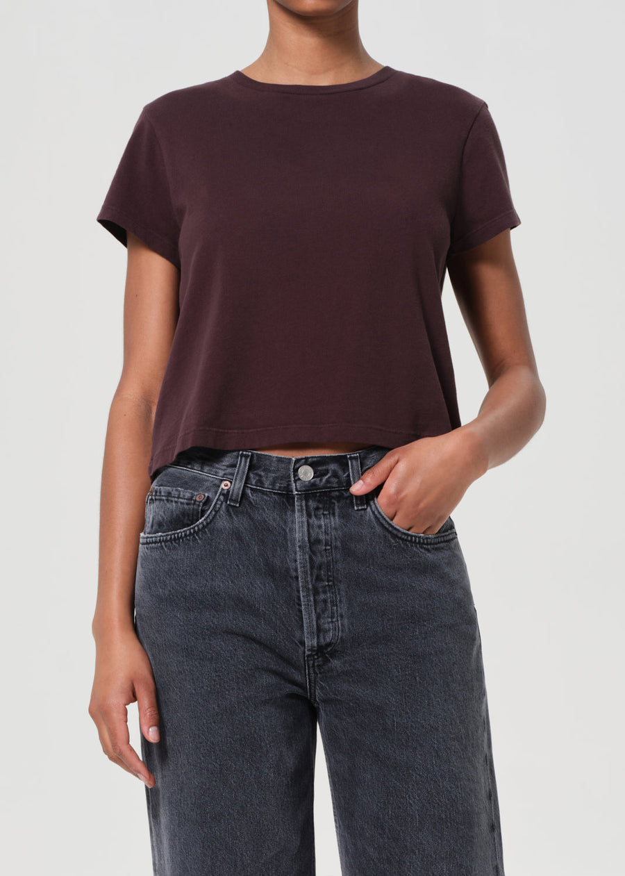 AGOLDE Adine Shrunken Tee