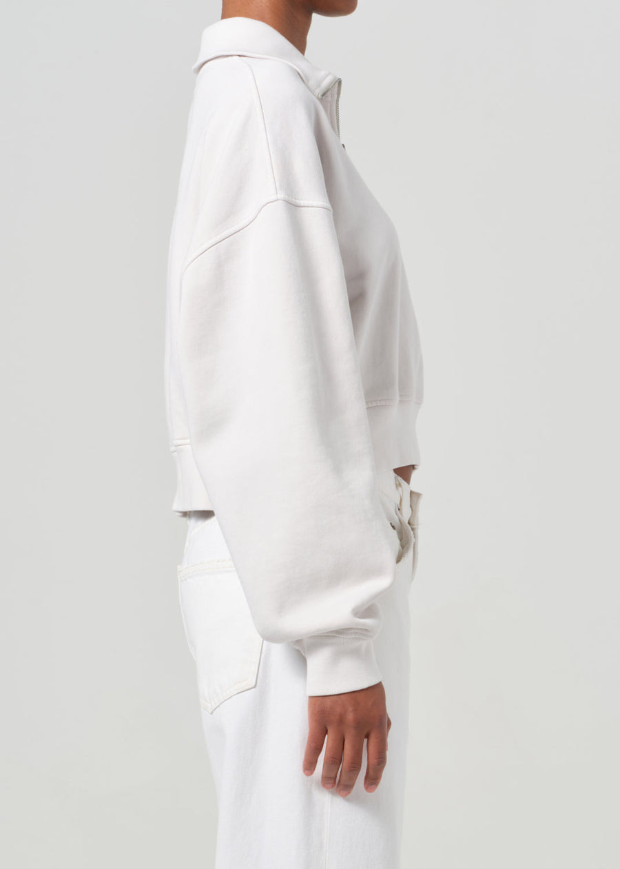AGOLDE Bethan Quarter Zip Sweatshirt