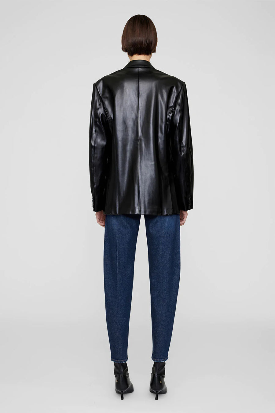 Anine Bing Classic Blazer - Recycled Leather