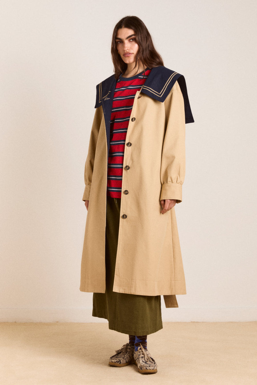 Damson Madder Ella Trench