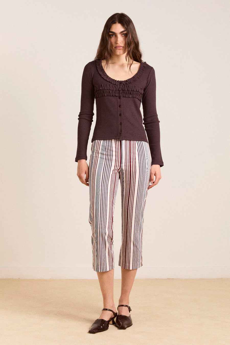 Damson Madder Gaia Capri Trouser
