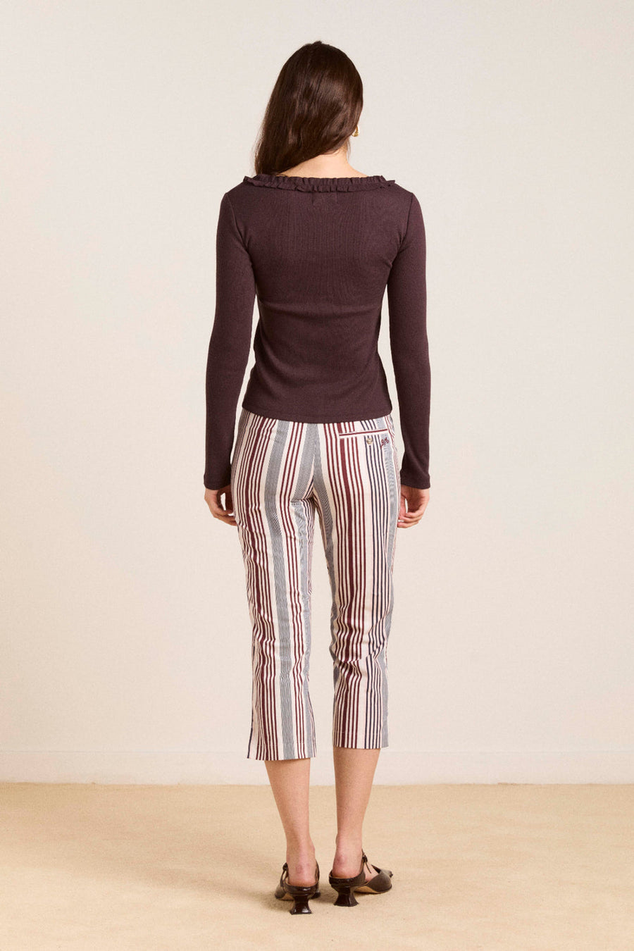 Damson Madder Gaia Capri Trouser