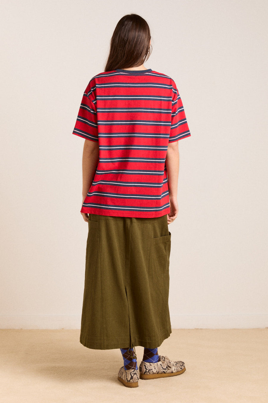 Damson Madder Ariel Shrunken Tee