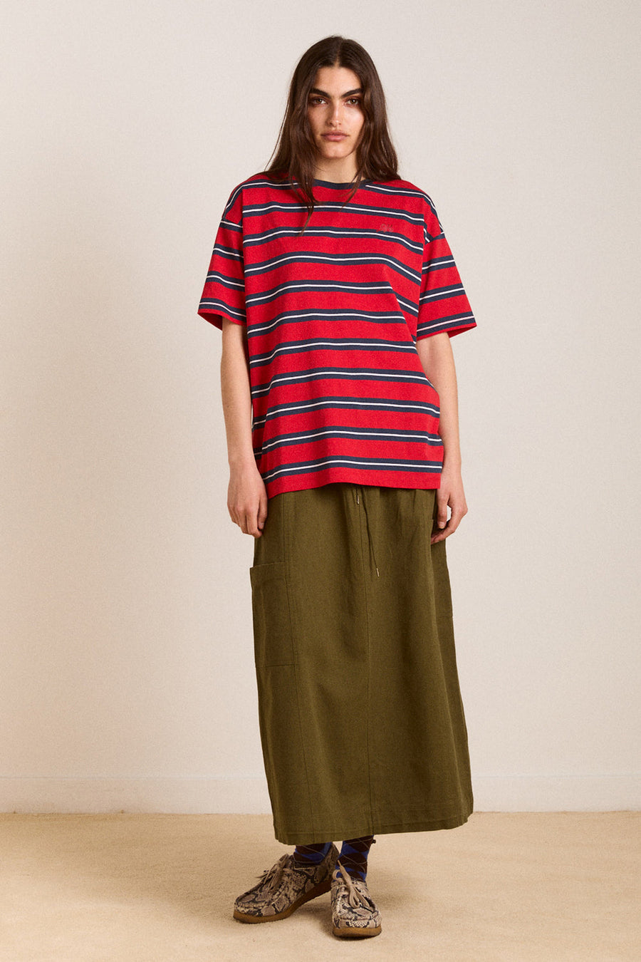 Damson Madder Ariel Shrunken Tee