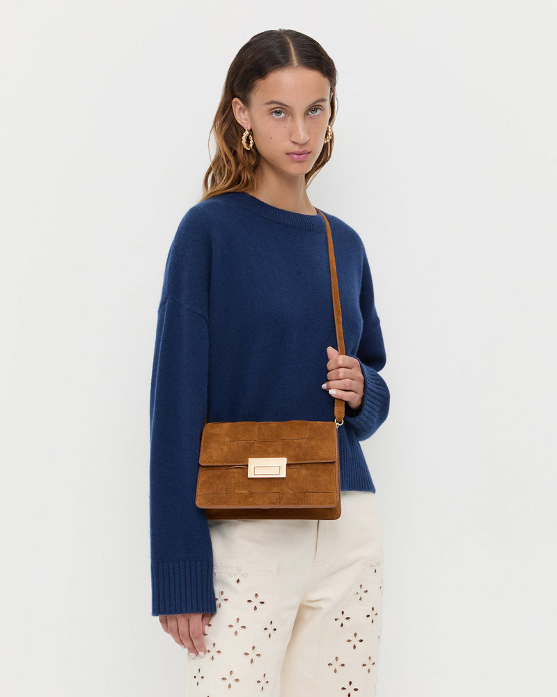 Loeffler Randall Delphine Leather Clutch