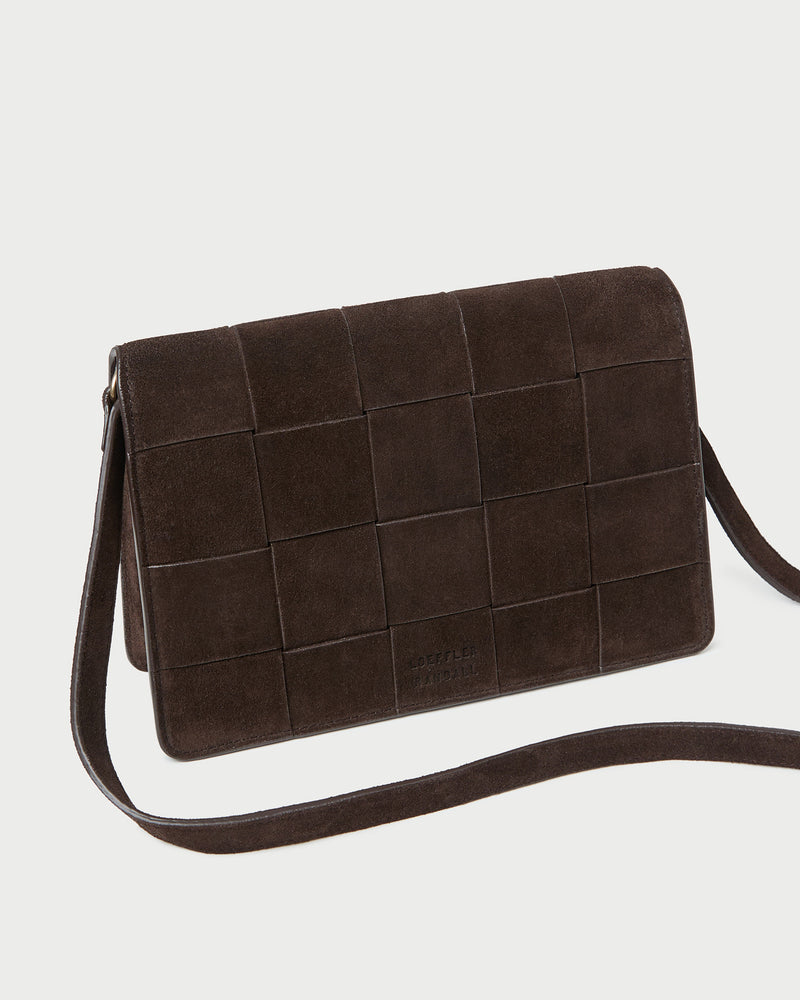 Loeffler Randall Delphine Leather Clutch