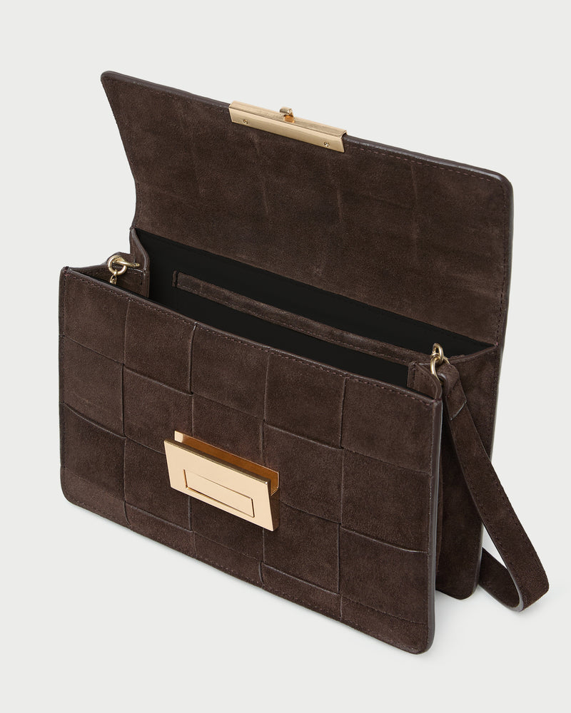 Loeffler Randall Delphine Leather Clutch