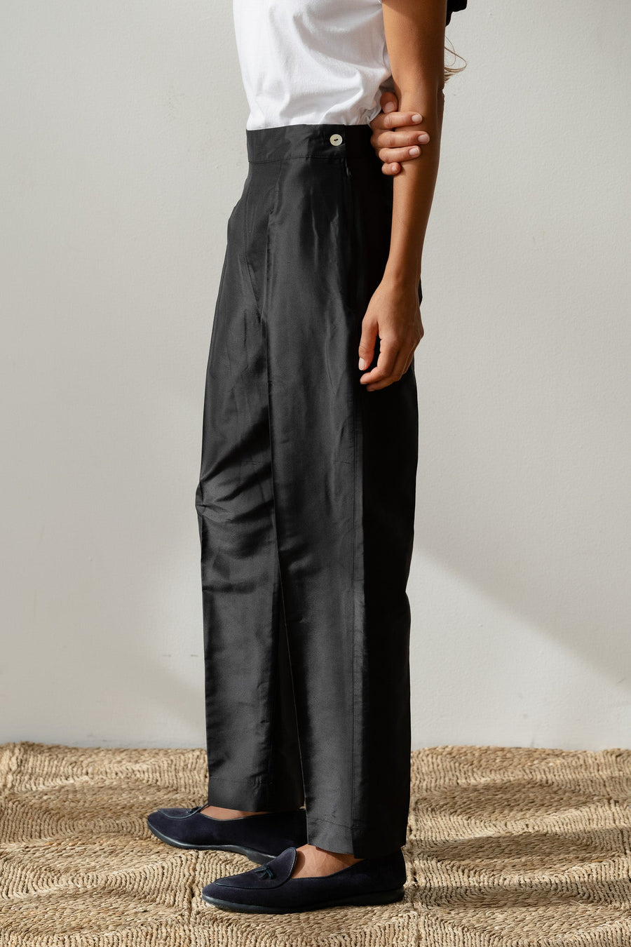 DONNI. The Taffeta Cigarette Pant