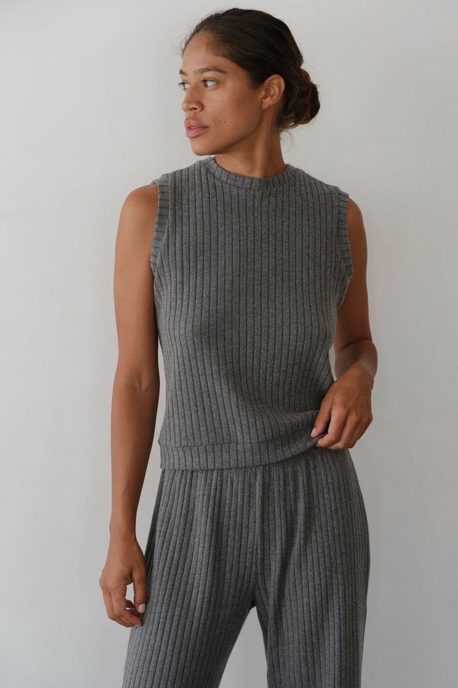DONNI. The Sweater Rib Shell