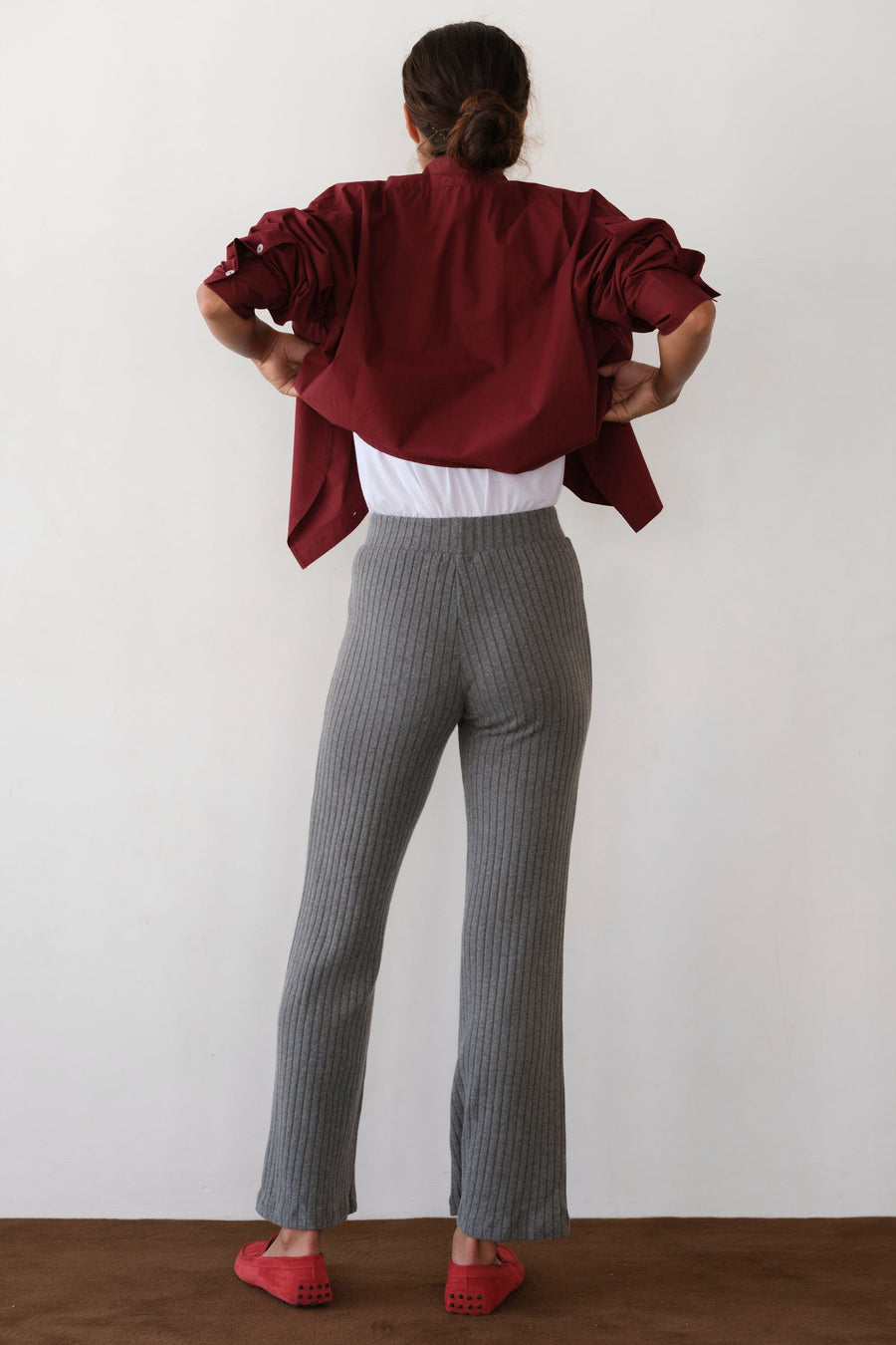 DONNI. The Sweater Rib Kick Flare