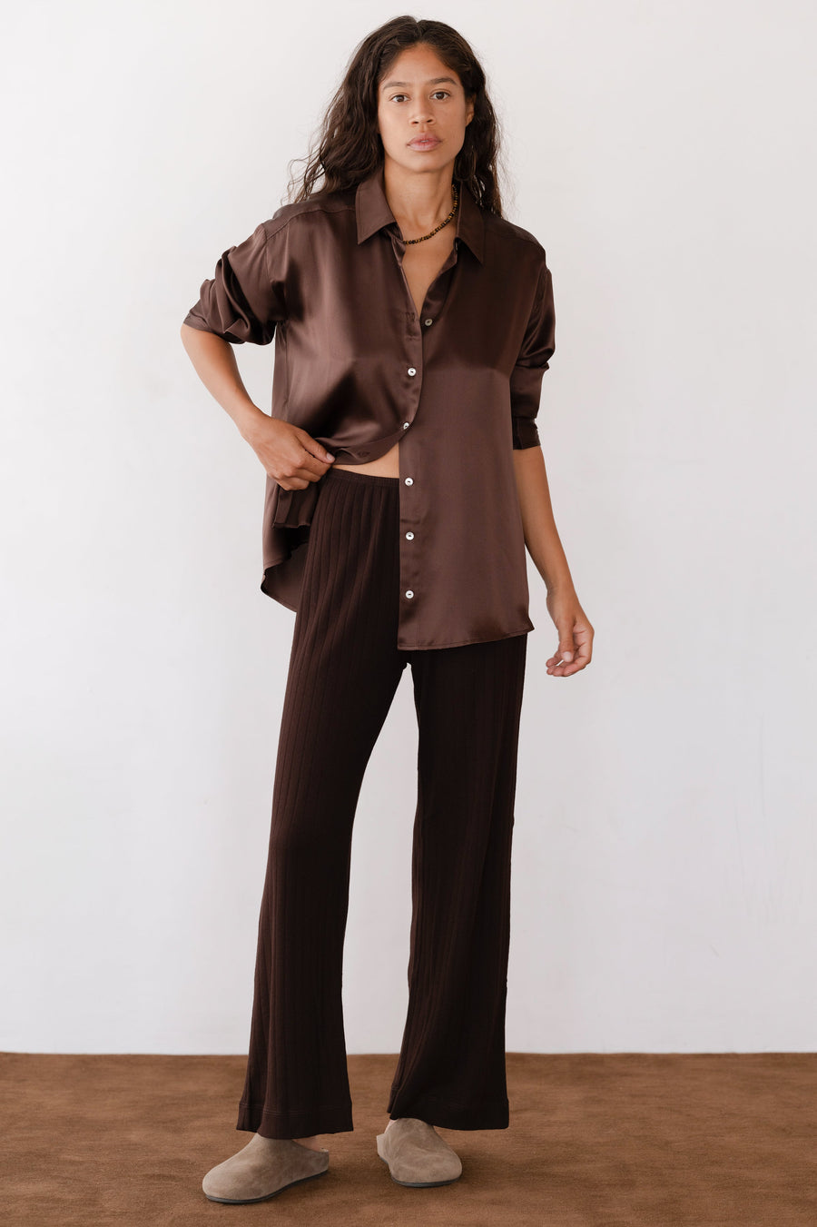 DONNI. The Silk Shirt