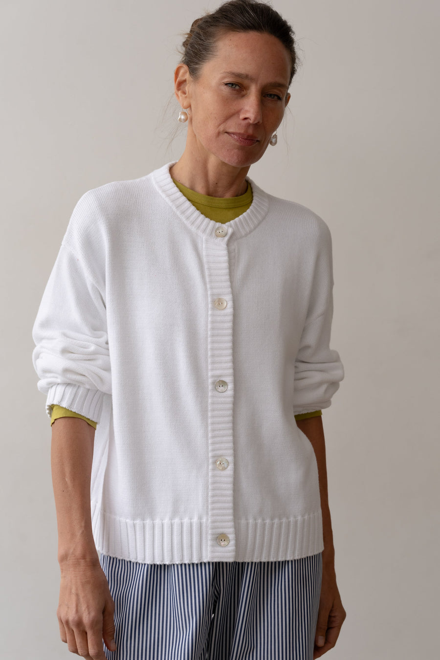 DONNI. The Cotton Knit Cardigan