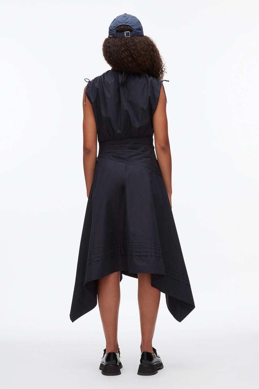 3.1 Phillip Lim Ruched Handkerchief Skirt Dress