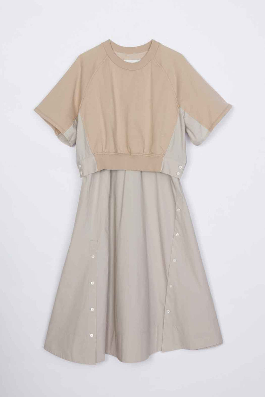 3.1 Phillip Lim French Terry Combo Dress