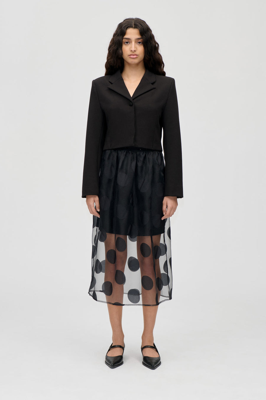 Stine Goya Elasticated Waistband Midi Skirt