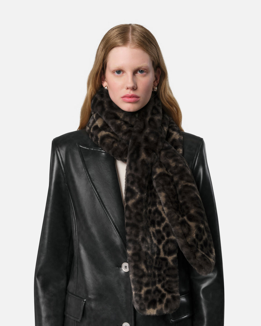 Apparis Kai Leopard Scarf