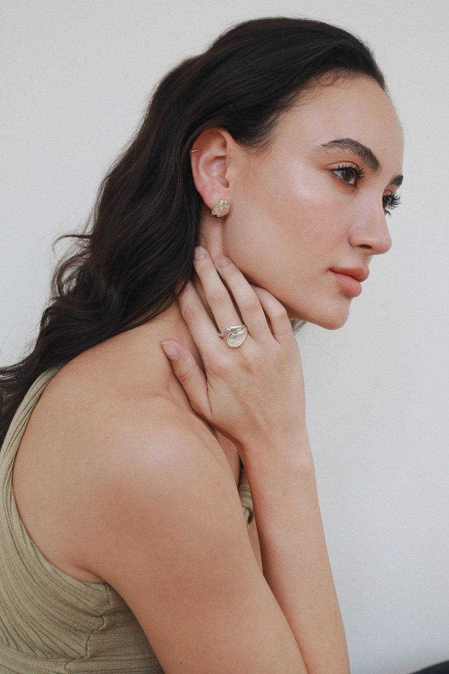 Odette Folded Heart Ring